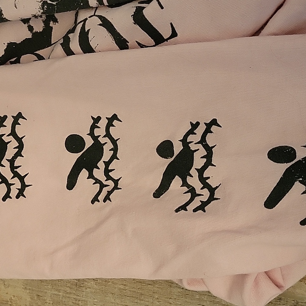 Unisex Small Pink Long Sleeve Teddy Swims Concert T Shirt NWOT - Picture 6 of 7